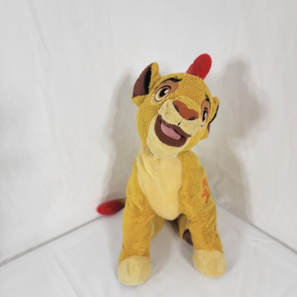 The Lion King Guard KION Disney Store Authentic Plush Stuffed Animal Toy 14"